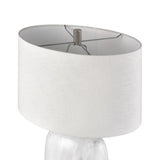 Ruthie 32'' High 1-Light Table Lamp - White Glaze H0019-11082 Elk Home