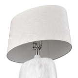 Ruthie 32'' High 1-Light Table Lamp - White Glaze H0019-11082 Elk Home