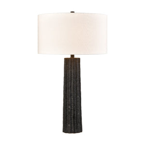 Albert 31'' High 1-Light Table Lamp - Black Glaze H0019-11084 Elk Home