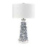 Habel 31'' High 1-Light Table Lamp - White Glaze - Includes LED Bulb H0019-11092-LED Elk Home