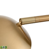 Alda 53.5'' High 1-Light Floor Lamp - Aged Brass - Includes LED Bulb H0019-11106-LED Elk Home