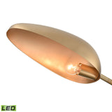 Alda 53.5'' High 1-Light Floor Lamp - Aged Brass - Includes LED Bulb H0019-11106-LED Elk Home