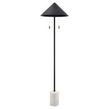 Jordana 58'' High 2-Light Floor Lamp - Matte Black - Includes LED Bulb H0019-11111-LED Elk Home