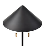 Jordana 58'' High 2-Light Floor Lamp - Matte Black - Includes LED Bulb H0019-11111-LED Elk Home