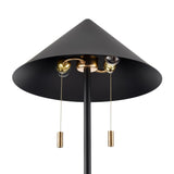 Jordana 58'' High 2-Light Floor Lamp - Matte Black - Includes LED Bulb H0019-11111-LED Elk Home