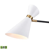 Taran 61'' High 1-Light Floor Lamp - Matte White - Includes LED Bulb H0019-11112-LED Elk Home