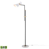 Taran 61'' High 1-Light Floor Lamp - Matte White - Includes LED Bulb H0019-11112-LED Elk Home