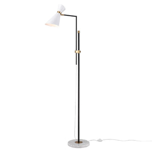 Taran 61'' High 1-Light Floor Lamp - Matte White H0019-11112 Elk Home