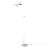 Taran 61'' High 1-Light Floor Lamp - Matte White H0019-11112 Elk Home