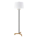 Hodges 62'' High 2-Light Floor Lamp - Matte Black - Includes LED Bulb H0019-11114-LED Elk Home