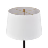 Hodges 62'' High 2-Light Floor Lamp - Matte Black - Includes LED Bulb H0019-11114-LED Elk Home