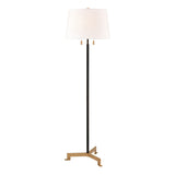 Hodges 62'' High 2-Light Floor Lamp - Matte Black - Includes LED Bulb H0019-11114-LED Elk Home