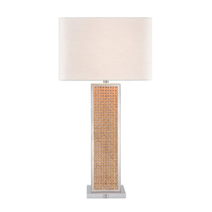 Webb 36'' High 1-Light Table Lamp - Natural with Polished Nickel H0019-11164 Elk Home