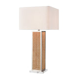 Webb 36'' High 1-Light Table Lamp - Natural with Polished Nickel H0019-11164 Elk Home