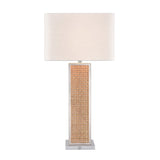 Webb 36'' High 1-Light Table Lamp - Natural with Polished Nickel H0019-11164 Elk Home