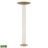 Marston 72'' High 2-Light Floor Lamp - Aged Brass - Includes LED Bulb H0019-11543-LED Elk Home