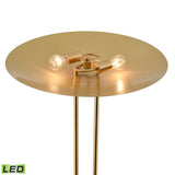 Marston 72'' High 2-Light Floor Lamp - Aged Brass - Includes LED Bulb H0019-11543-LED Elk Home