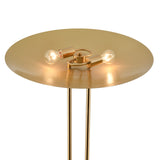 Marston 72'' High 2-Light Floor Lamp - Aged Brass H0019-11543 Elk Home