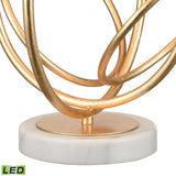 Morely 26'' High 1-Light Table Lamp - Gold Leaf - Includes LED Bulb H0019-7986-LED Elk Home