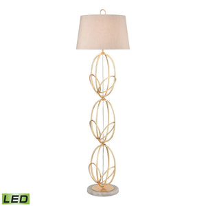 Morely 63'' High 1-Light Floor Lamp - Gold Leaf - Includes LED Bulb H0019-7988-LED Elk Home