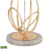 Morely 63'' High 1-Light Floor Lamp - Gold Leaf - Includes LED Bulb H0019-7988-LED Elk Home