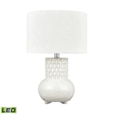 Delia 21'' High 1-Light Table Lamp - White - Includes LED Bulb H0019-7991-LED Elk Home