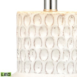 Delia 21'' High 1-Light Table Lamp - White - Includes LED Bulb H0019-7991-LED Elk Home