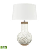 Elinor 32'' High 1-Light Table Lamp - White - Includes LED Bulb H0019-7993-LED Elk Home