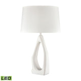 Galeria 31'' High 1-Light Table Lamp - Matte White - Includes LED Bulb H0019-8001-LED Elk Home