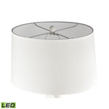 Galeria 31'' High 1-Light Table Lamp - Matte White - Includes LED Bulb H0019-8001-LED Elk Home