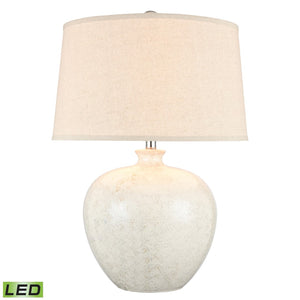 Zoe 28'' High 1-Light Table Lamp - White - Includes LED Bulb H0019-8004-LED Elk Home