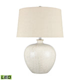 Zoe 28'' High 1-Light Table Lamp - White - Includes LED Bulb H0019-8004-LED Elk Home