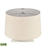 Zoe 28'' High 1-Light Table Lamp - White - Includes LED Bulb H0019-8004-LED Elk Home