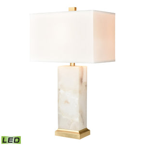 Helain 27'' High 1-Light Table Lamp - White - Includes LED Bulb H0019-8006-LED Elk Home