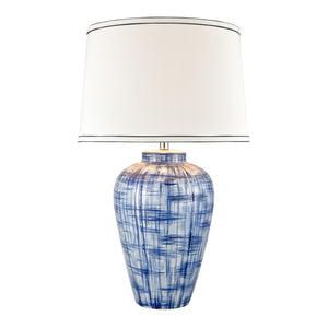 Bellcrossing 31'' High 1-Light Table Lamp - Blue H0019-8021 Elk Home