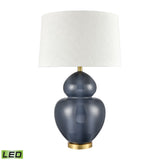 Perry 30'' High 1-Light Table Lamp - Blue - Includes LED Bulb H0019-8051-LED Elk Home