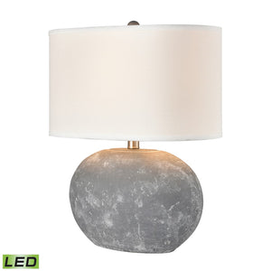 Elin 20'' High 1-Light Table Lamp - Concrete - Includes LED Bulb H0019-8053-LED Elk Home