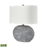 Elin 20'' High 1-Light Table Lamp - Concrete - Includes LED Bulb H0019-8053-LED Elk Home