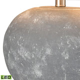 Elin 20'' High 1-Light Table Lamp - Concrete - Includes LED Bulb H0019-8053-LED Elk Home