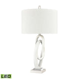 Jovian 30'' High 1-Light Table Lamp - Matte White - Includes LED Bulb H0019-8064-LED Elk Home