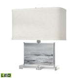 Barnes 18'' High 1-Light Table Lamp - Gray - Includes LED Bulb H0019-8067-LED Elk Home