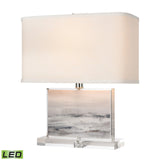 Barnes 18'' High 1-Light Table Lamp - Gray - Includes LED Bulb H0019-8067-LED Elk Home