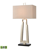 Stoddard Park 33'' High 1-Light Table Lamp - Champagne Silver - Includes LED Bulb H0019-8551-LED Elk Home