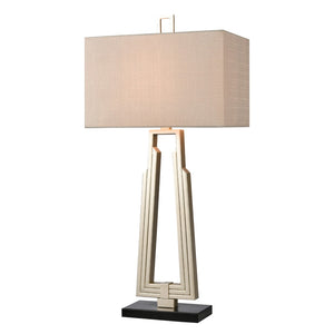 Stoddard Park 33'' High 1-Light Table Lamp - Champagne Silver H0019-8551 Elk Home