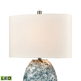 Offshore 22'' High 1-Light Table Lamp - Blue - Includes LED Bulb H0019-8552-LED Elk Home