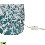 Offshore 22'' High 1-Light Table Lamp - Blue - Includes LED Bulb H0019-8552-LED Elk Home