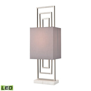 Marstrand 30'' High 1-Light Table Lamp - Satin Nickel - Includes LED Bulb H0019-8556-LED Elk Home