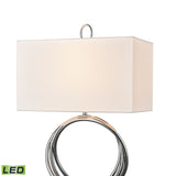 Eero 24'' High 1-Light Table Lamp - Chrome - Includes LED Bulb H0019-8557-LED Elk Home