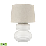 Phillipa 25'' High 1-Light Outdoor Table Lamp - Matte White - Includes LED Bulb H0019-8561-LED Elk Home