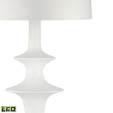 Erica 76'' High 1-Light Floor Lamp - Dry White - Includes LED Bulb H0019-9482-LED Elk Home